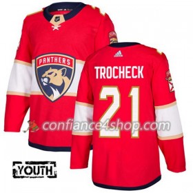 Adidas Maillot de Hockey Florida Panthers Vincent Trocheck 21 2017-2018 Rouge Authentic - Enfant